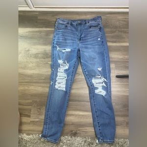 American eagle ripped jeans size 12
